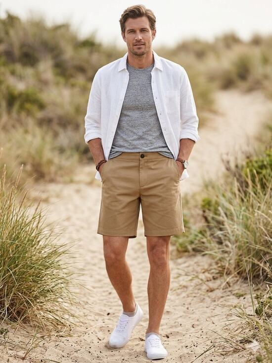 The Kooples Other - New the Kooples Memphis cotton loose fit shorts khaki XS